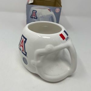 1986 VTG SPORTS CONCEPTS CERAMIC HELMET MUG ARIZONA WILDCATS FOOTBALL NEW IN BOX